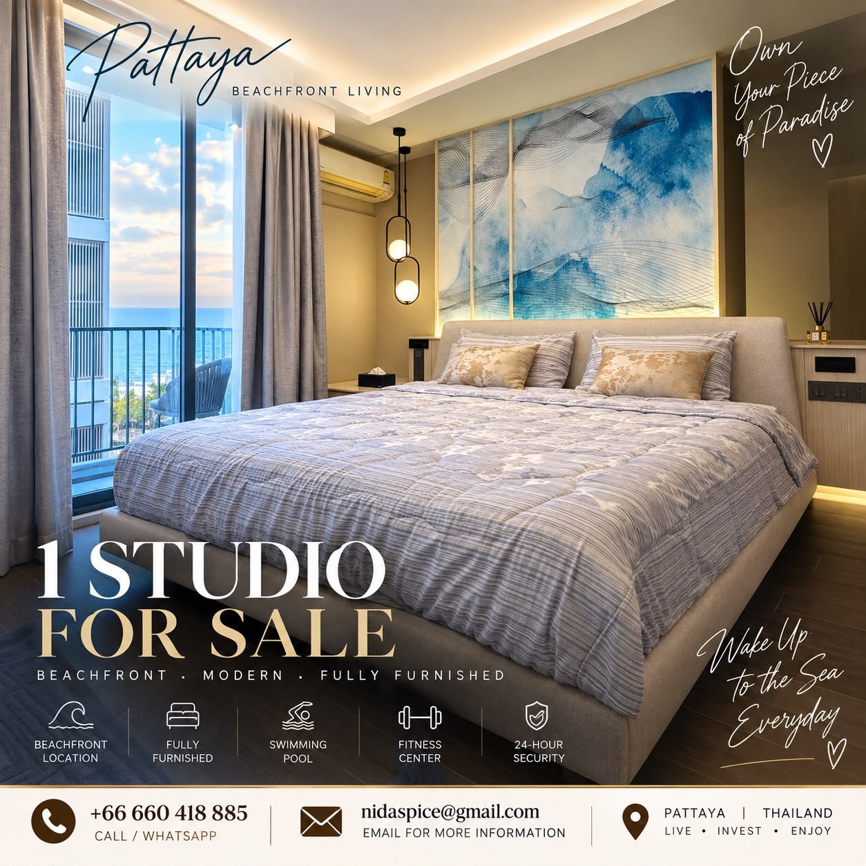 Bayphere Beachfront Studio Pattaya — 6